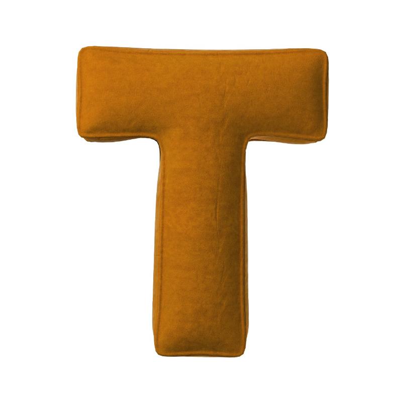 Yellowtipi letterkussen T