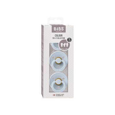 BIBS Try-it-3 pack Collection - Pale Blue