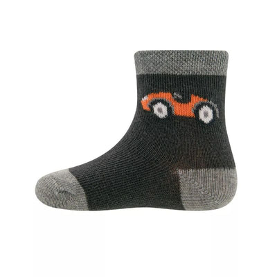 Ewers sokken 3-pack racewagen grijs