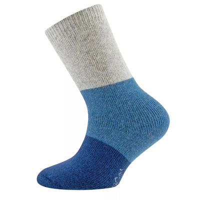 Ewers sokken thermo blokken blauw
