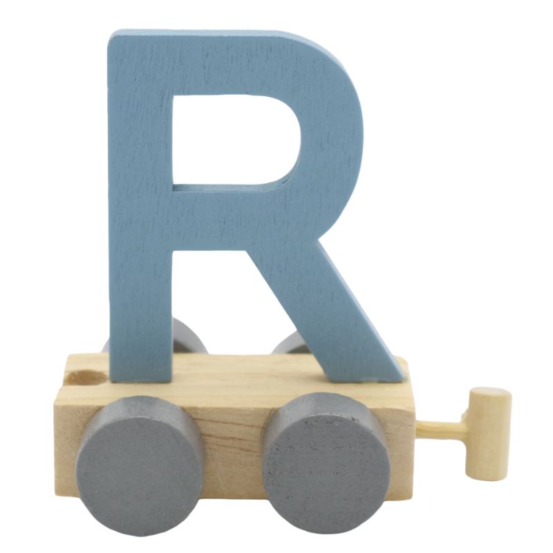 JeP kids houten treinletter R