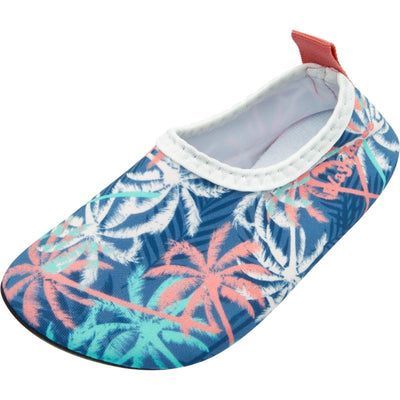 Playshoes UV waterschoenen palms blue