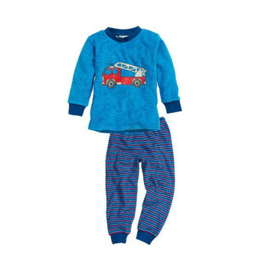 Playshoes pyjama brandweer blauw