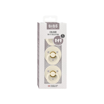 BIBS Try-it-3 pack Collection - Ivory