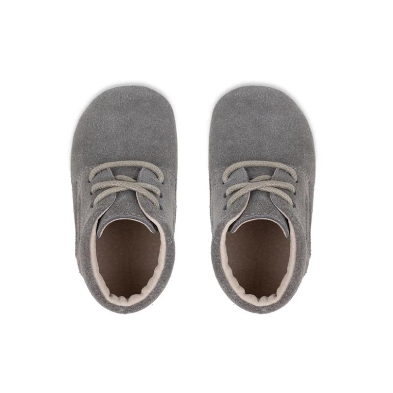 Baby Dutch babyslofjes boots Moos Grey