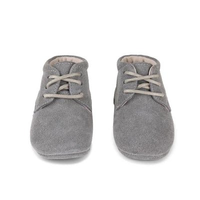 Baby Dutch babyslofjes boots Moos Grey