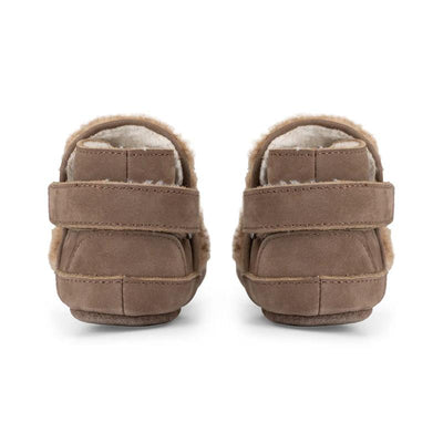 Baby Dutch babyslofjes boots Teddy Brown