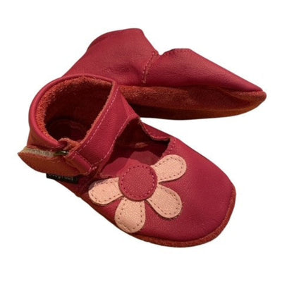 Baby Paws babyslofjes Amanda fuchsia roze