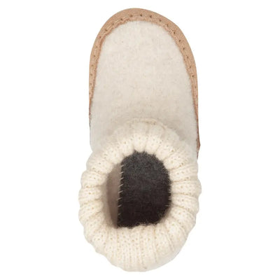 Bergstein pantoffels Cozy Lux Off White