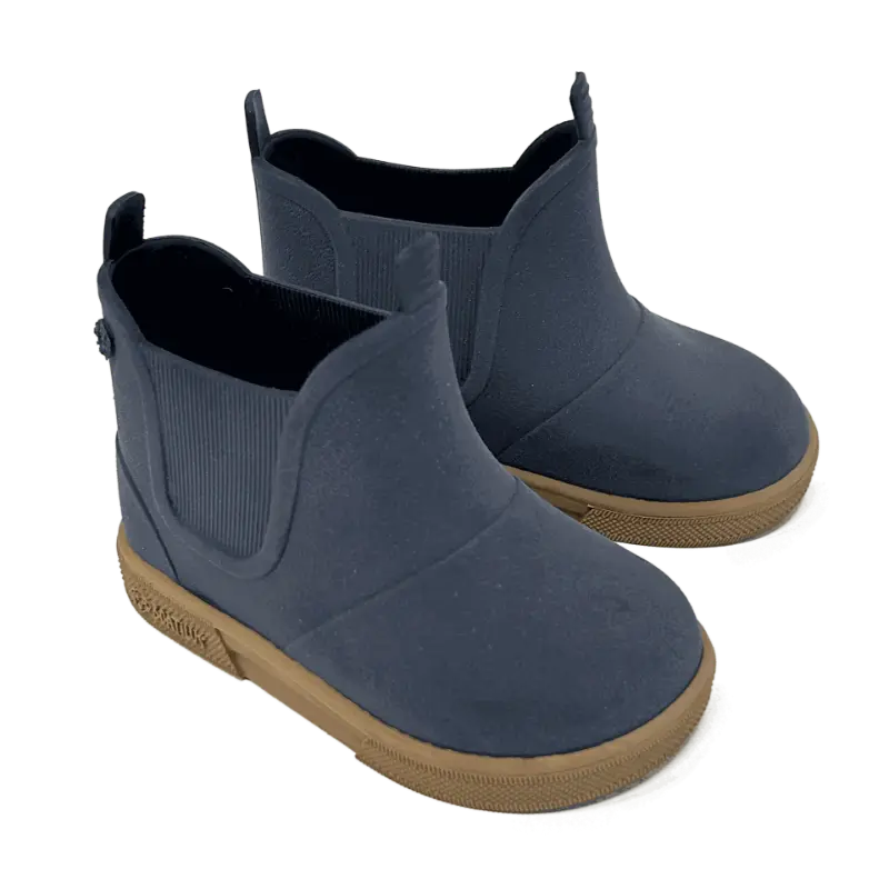Boatilus regenlaarzen Brushed Navy Beige