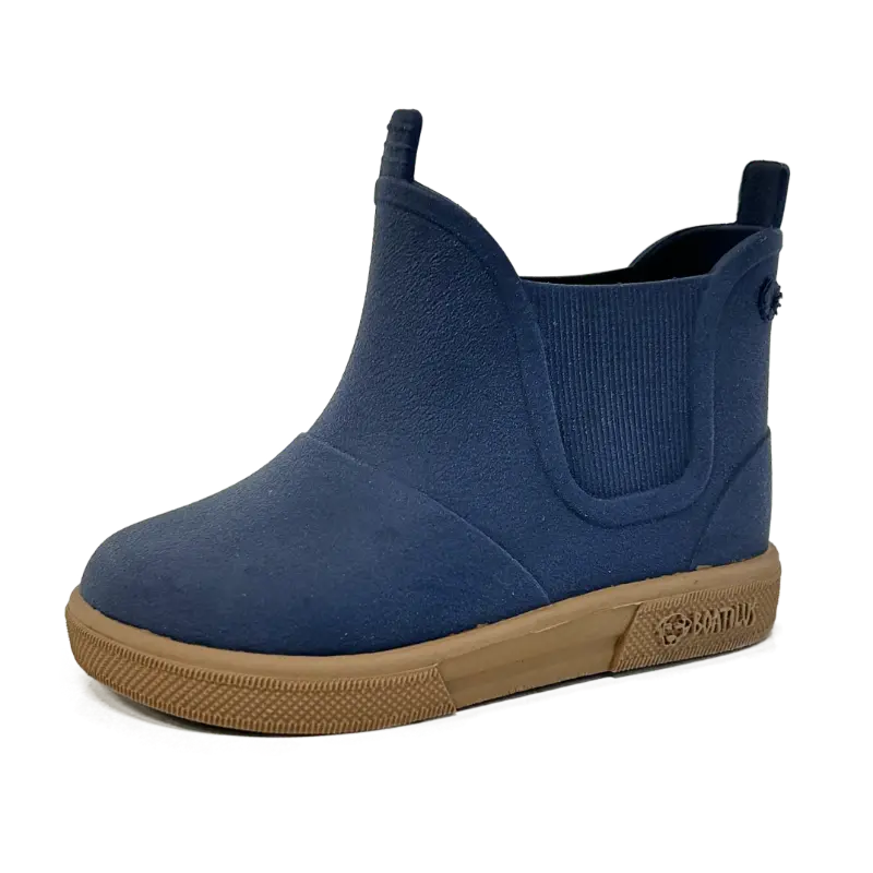 Boatilus regenlaarzen Brushed Navy Beige