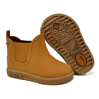 Boatilus regenlaarzen Brushed Pumpkin Beige