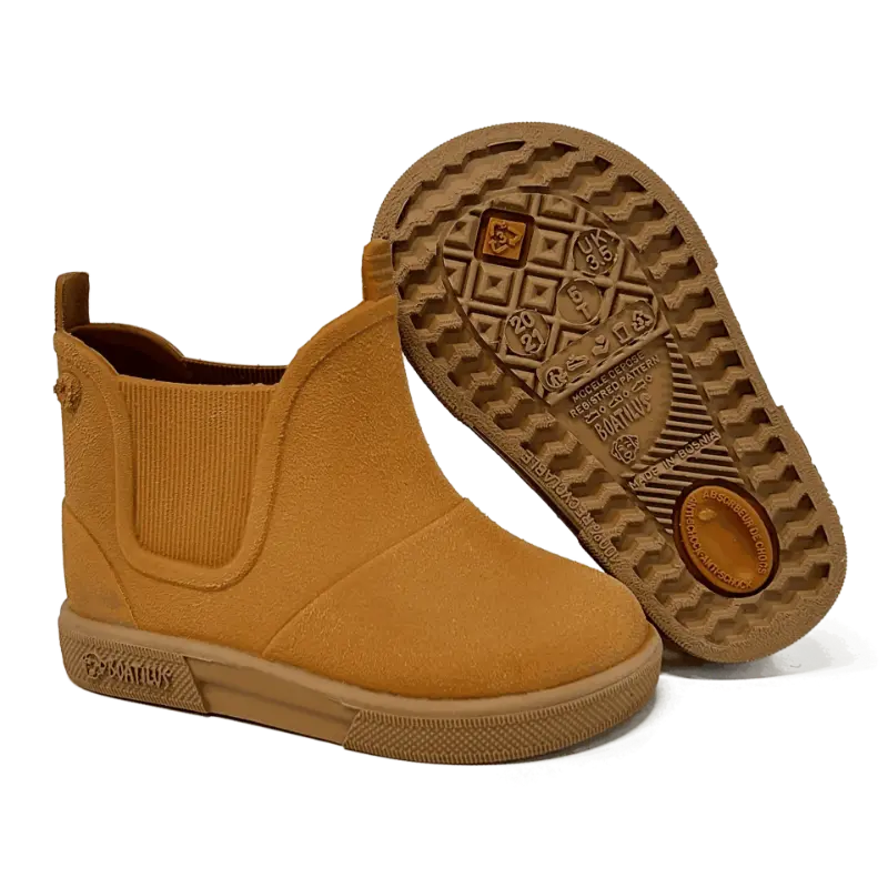 Boatilus regenlaarzen Brushed Pumpkin Beige