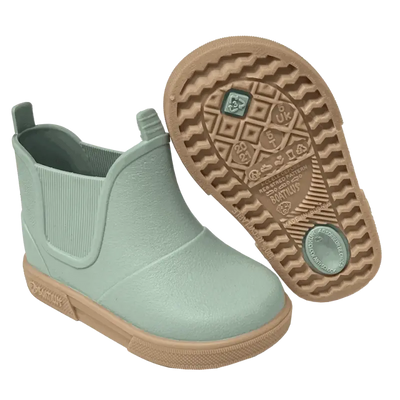 Boatilus regenlaarzen Nautic Green Beige