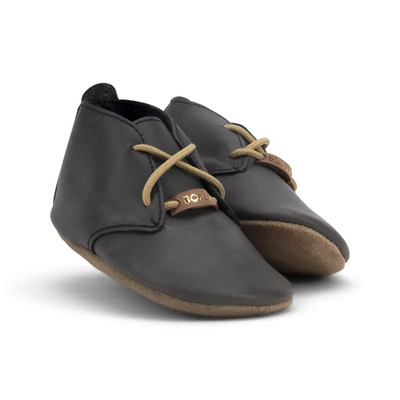 Bobux babyslofjes Desert Lace Charcoal