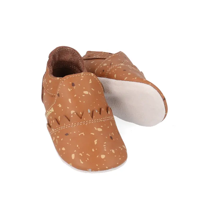 Bobux babyslofjes Ginger Terrazzo