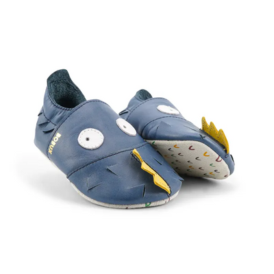 Bobux babyslofjes Gruff Navy