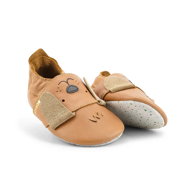 Bobux babyslofjes Little Pup Caramel