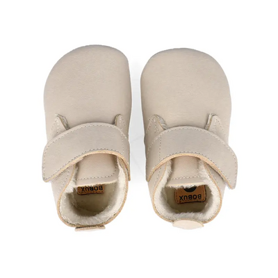 Bobux babyslofjes desert artic Milk