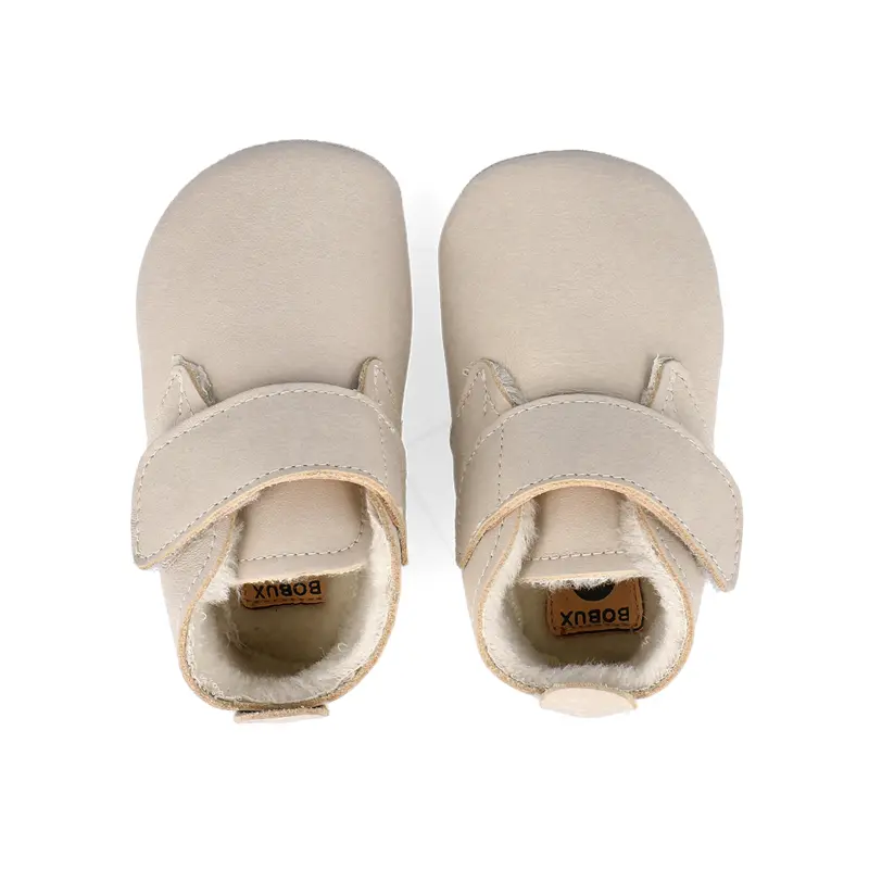 Bobux babyslofjes desert artic Milk