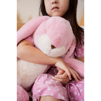 Bunnies By The Bay knuffel Floppy Nibble Konijn extra groot Coral Blush - Babyslofje-online