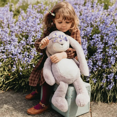 Bunnies By The Bay knuffel Floppy Nibble Konijn extra groot lila