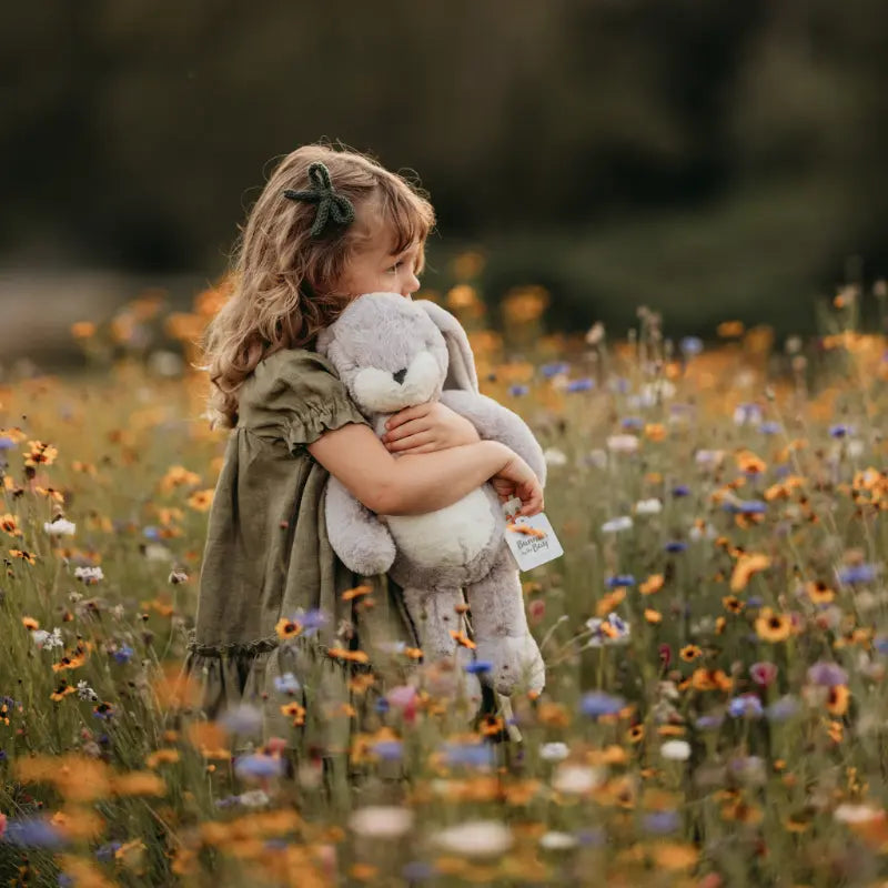 Bunnies By The Bay knuffel Floppy Nibble Konijn groot lila