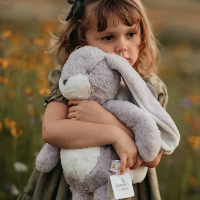 Bunnies By The Bay knuffel Floppy Nibble Konijn groot lila