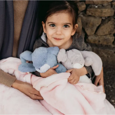 Bunnies By The Bay knuffel Floppy Nibble Konijn medium lila