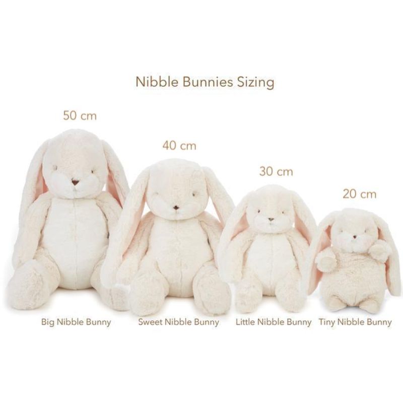 Bunnies By The Bay knuffel Nibble Konijn extra groot creme