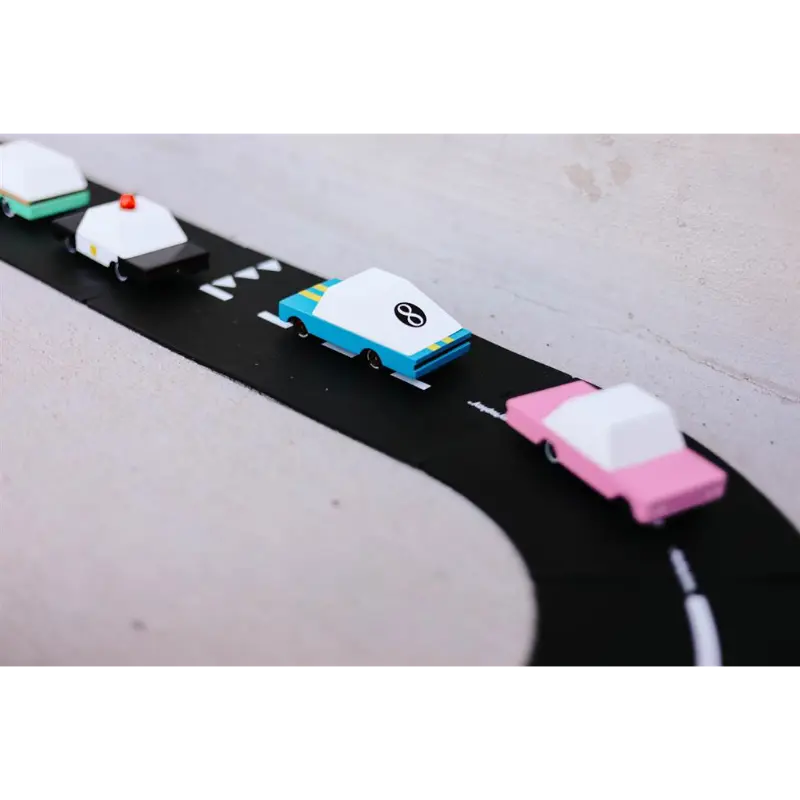Candylab Candycar World Racer Blue #8 | Houten Speelgoedauto ...