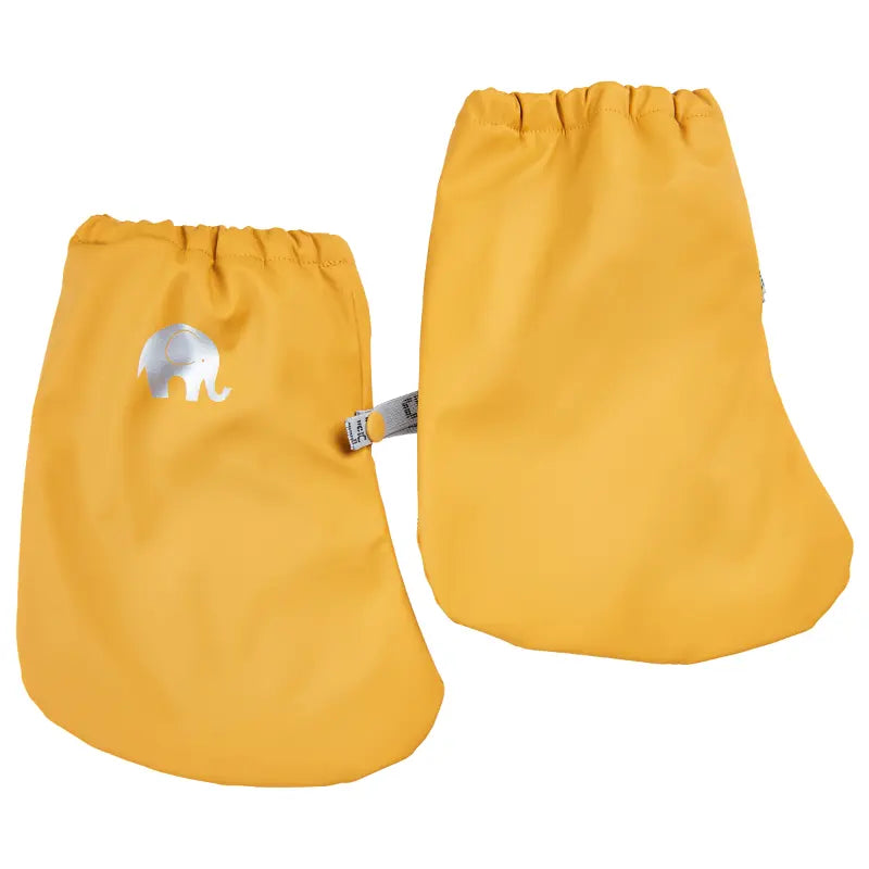 CeLaVi overschoenen fleece gevoerd Mineral Yellow