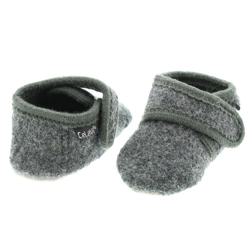 CeLaVi wollen babyslofjes Deep Stone Grey