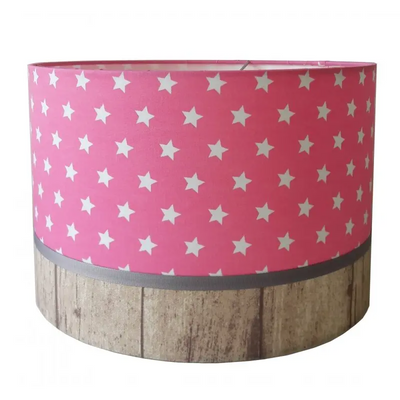 Designed4Kids hanglamp stars roze & wood