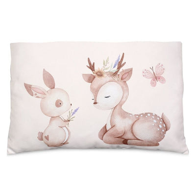 Designed4Kids kussen Woodland Friends konijn en hert