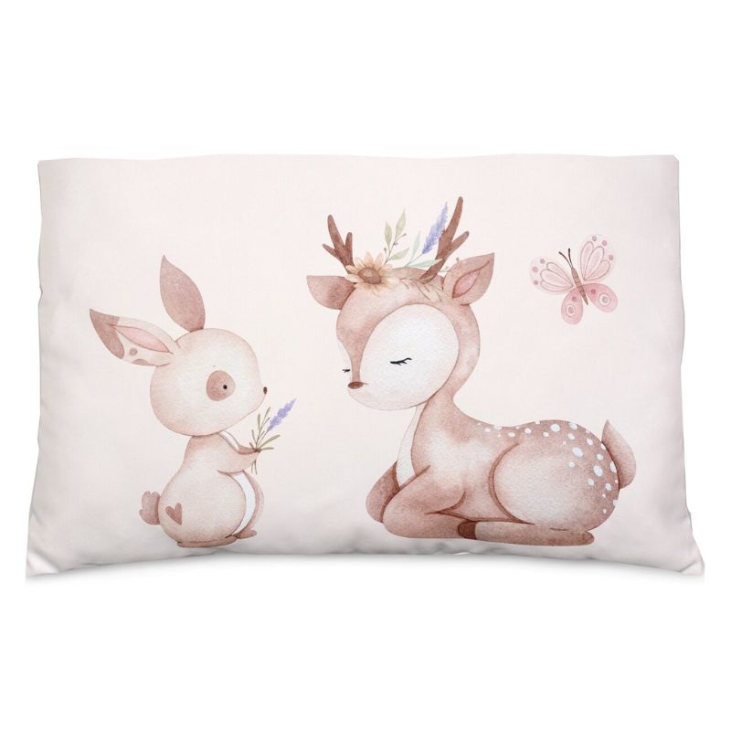 Designed4Kids kussen Woodland Friends konijn en hert