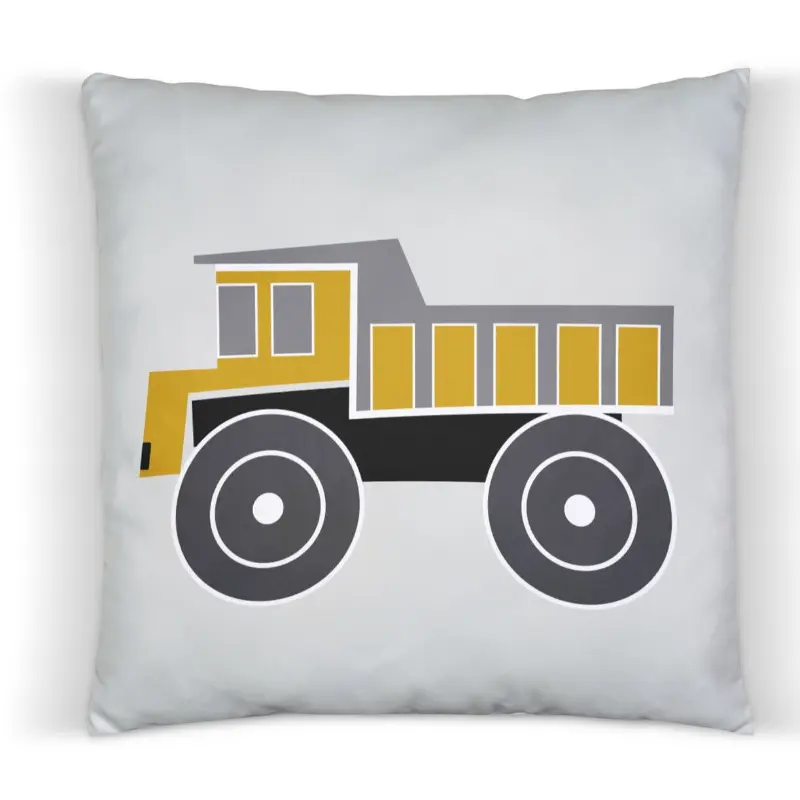 Designed4Kids kussen kiepwagen oker