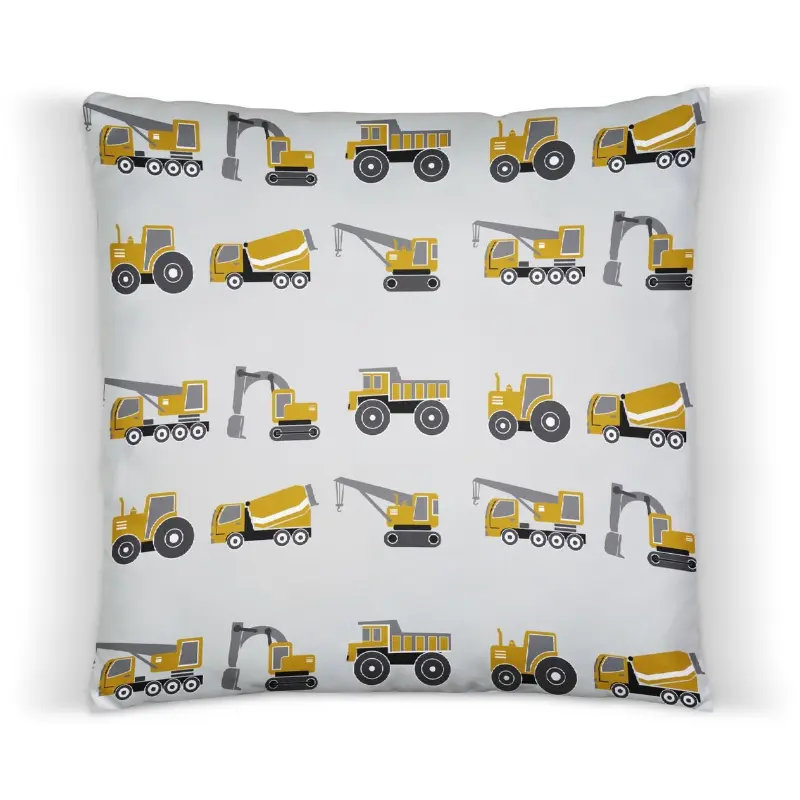 Designed4Kids kussen voertuigen oker