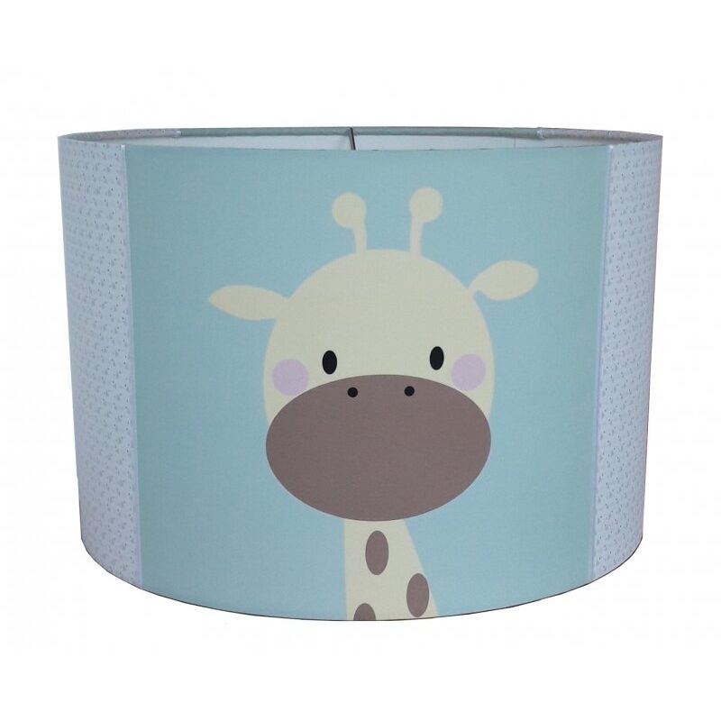 Designed4Kids hanglamp giraffe geel en beertje bruin mint