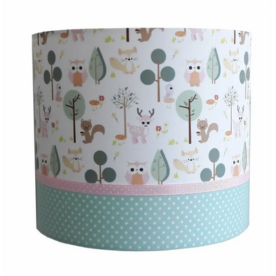 Designed4Kids wandlamp forest friends pastel