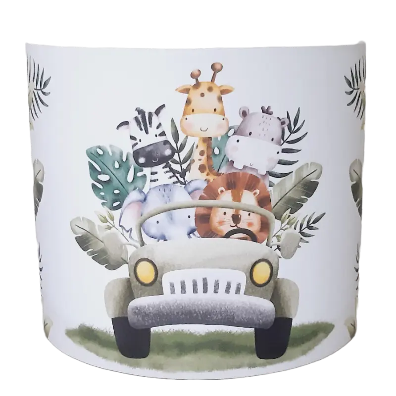 Designed4Kids wandlamp jeep safari