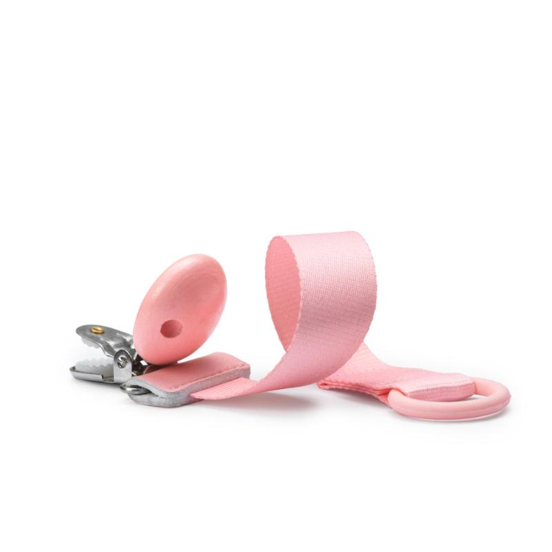 Elodie fopspeenketting Hout Candy Pink