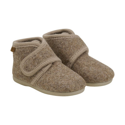 En Fant pantoffels wol Walnut Melange