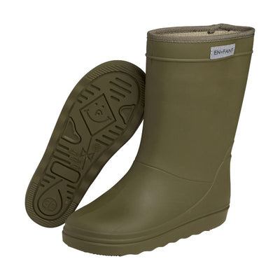 En Fant regenlaarzen Solid Ivy Green