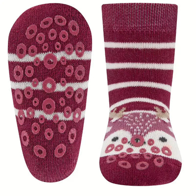 Ewers antislip sokken Krabbelfix Reh Marone