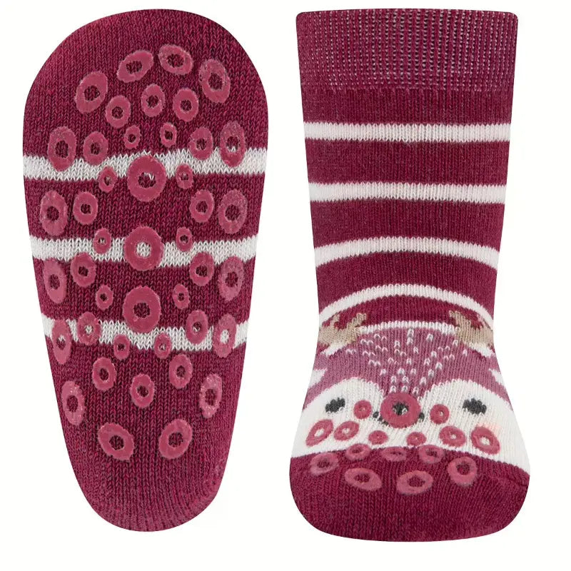 Ewers antislip sokken Krabbelfix Reh Marone