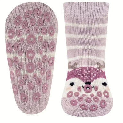 Ewers antislip sokken Krabbelfix Reh Rosenrauch