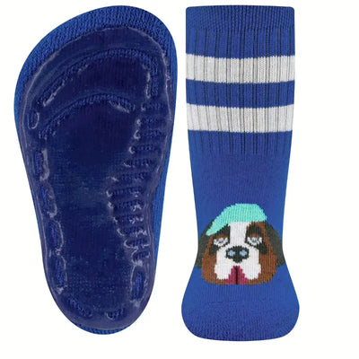 Ewers antislip sokken Stoppi Softstep Hund Surf Blue