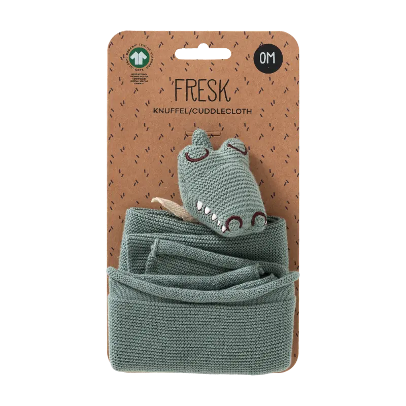 Fresk knuffeldoekje Crocodile