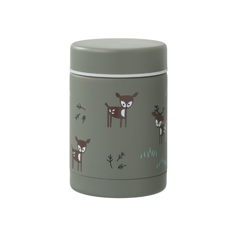 Fresk thermos voedselcontainer Deer Olive